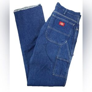 Dickies Carpenter Jeans Men's 32W UL NEW NWT Denim Blue Workwear Western Y2K
